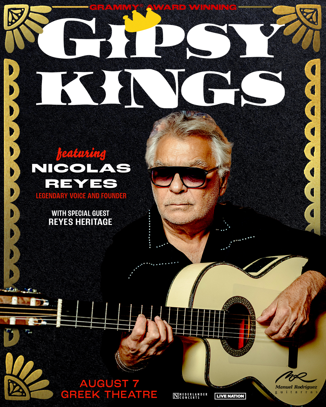Members Only: Gipsy Kings at The Greek on August 7th